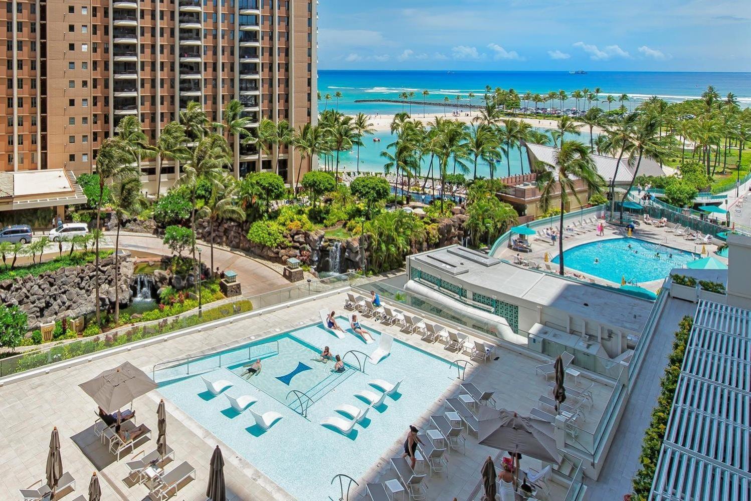 Ilikai Tower One Bedroom Lagoon View Waikiki Condos With Lanai & Free Wifi Χονολουλού Δωμάτιο φωτογραφία