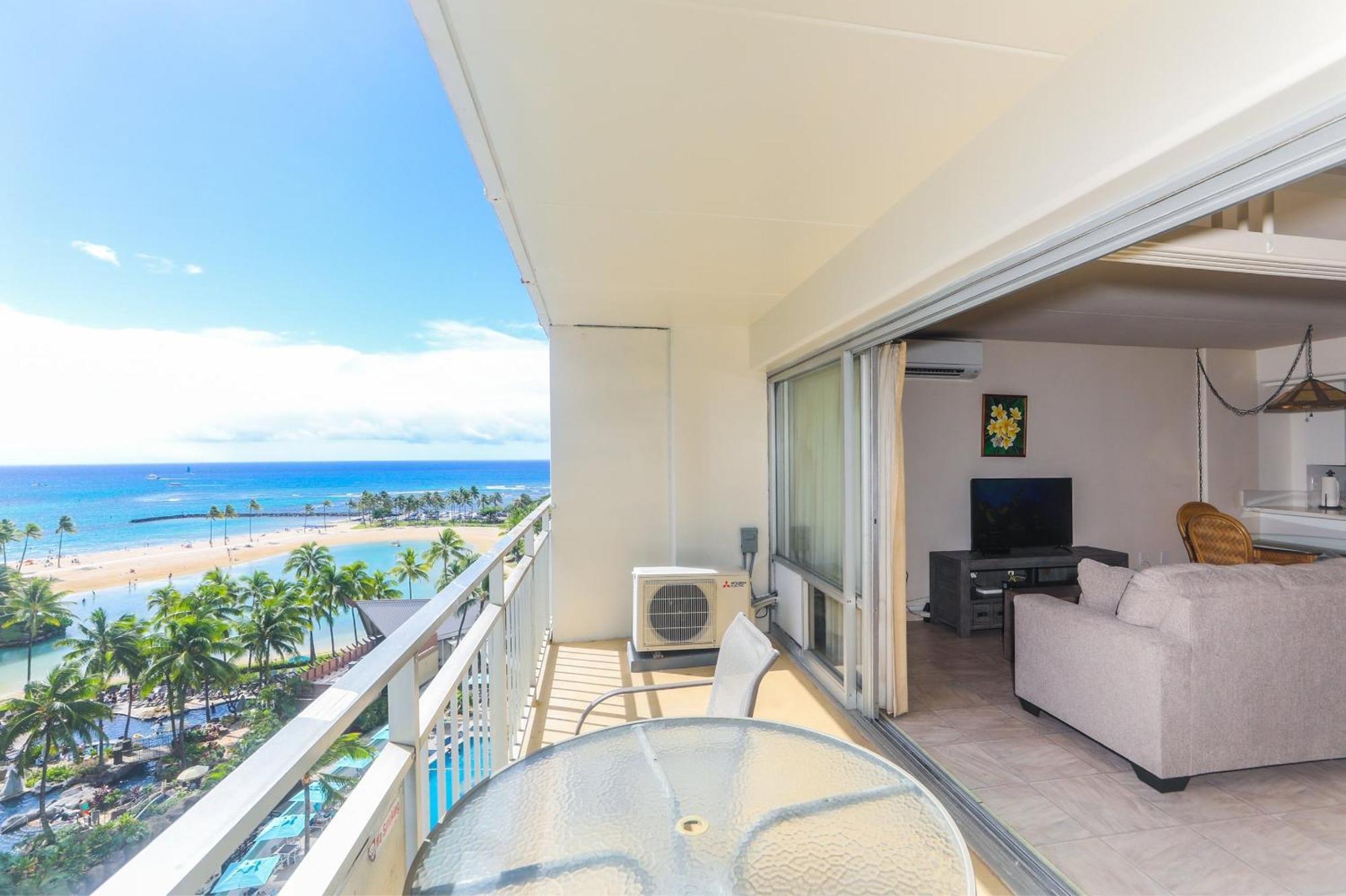 Ilikai Tower One Bedroom Lagoon View Waikiki Condos With Lanai & Free Wifi Χονολουλού Δωμάτιο φωτογραφία